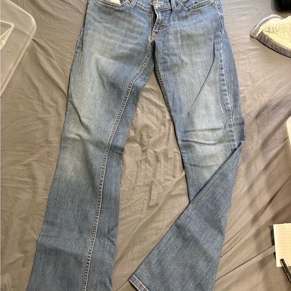 2.Levi's Light Blue Flare Women's Jeans